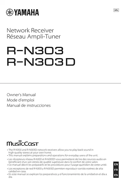 yamaha雅马哈R-N303_R-N303D Owner’s Manual